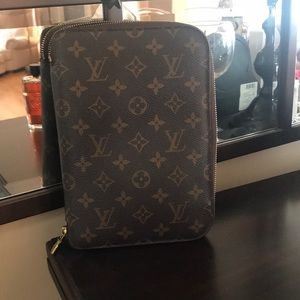 Authentic Louis Vuitton large zipper planner